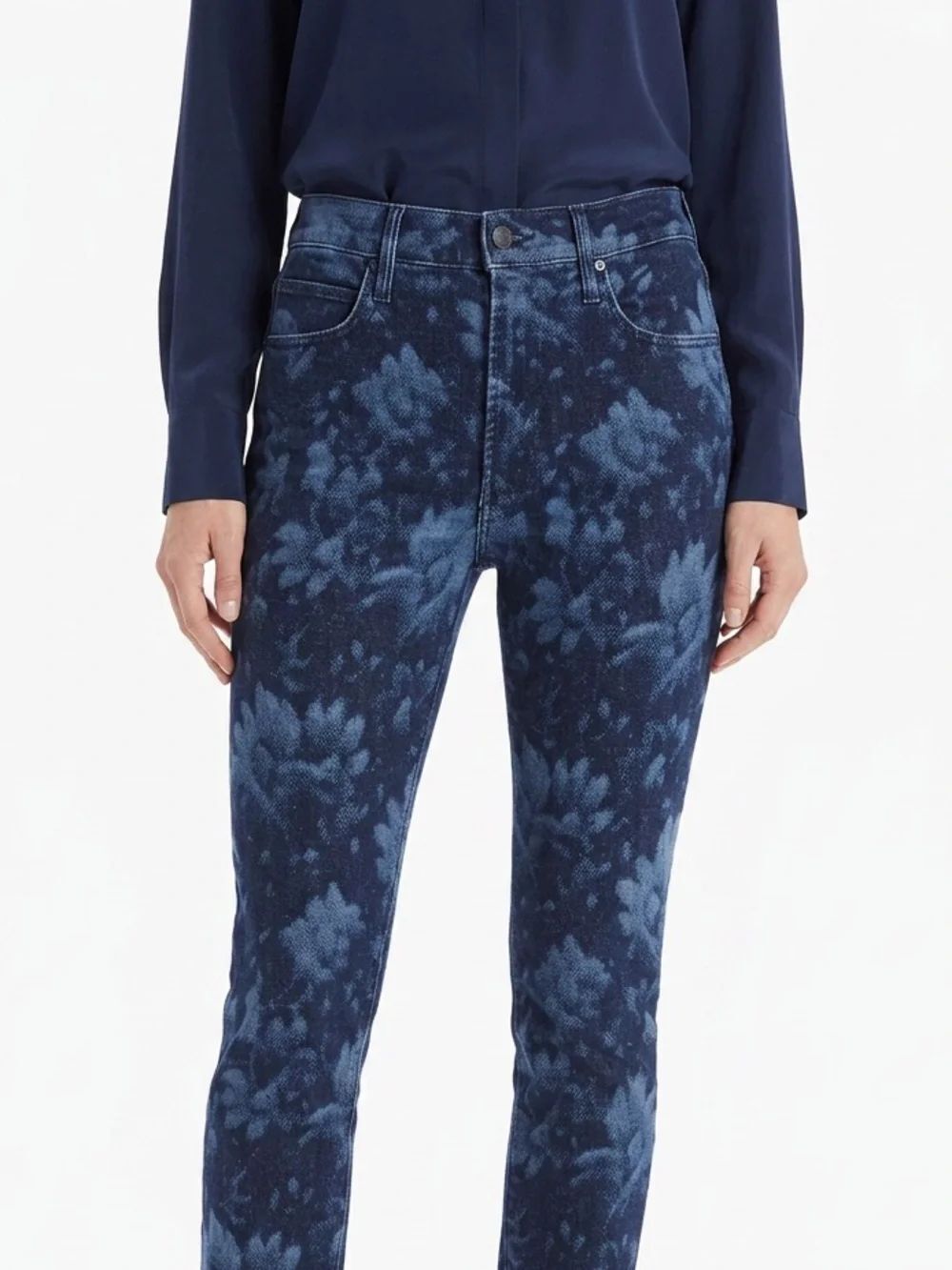 MOTHER DENIM | Dazzler Hover Floral Depth of Field Denim Jeans Women’s Size 28